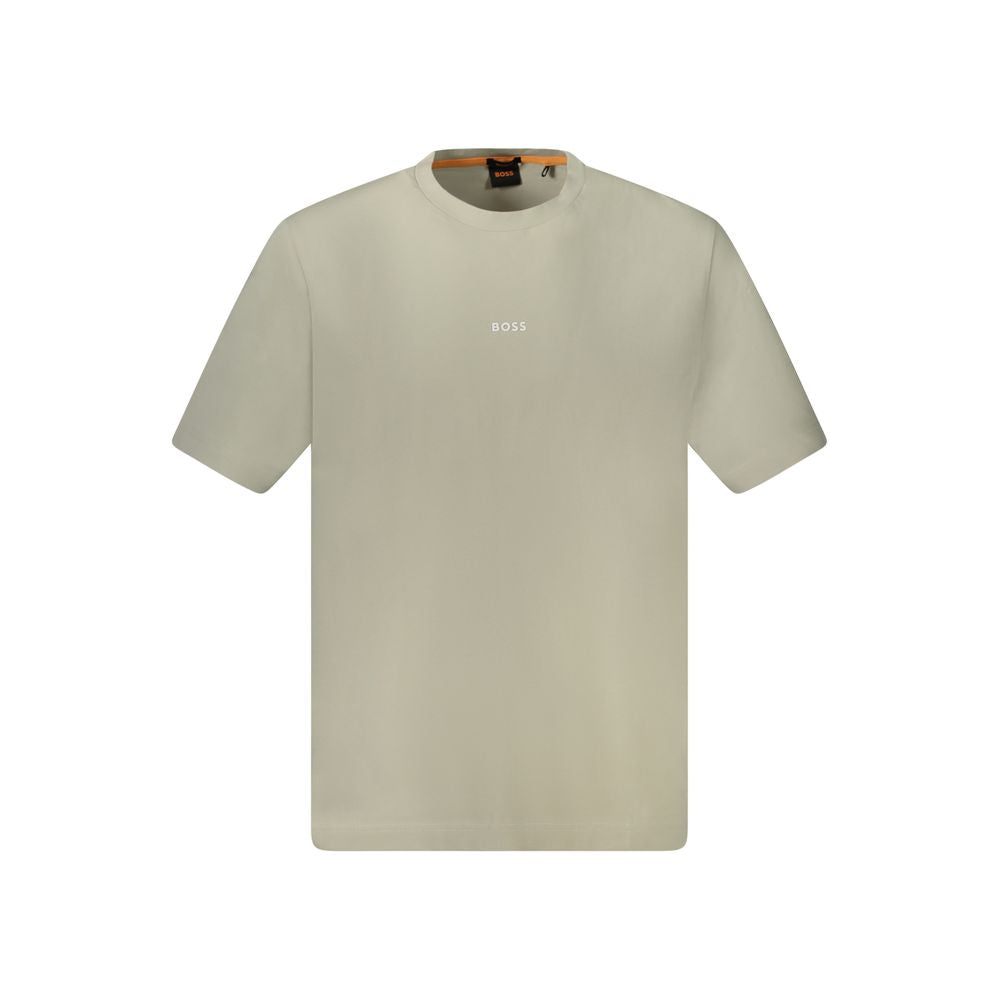 Camiseta Hugo Boss Bege de Algodão