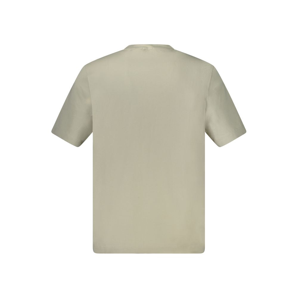 Camiseta Hugo Boss Bege de Algodão