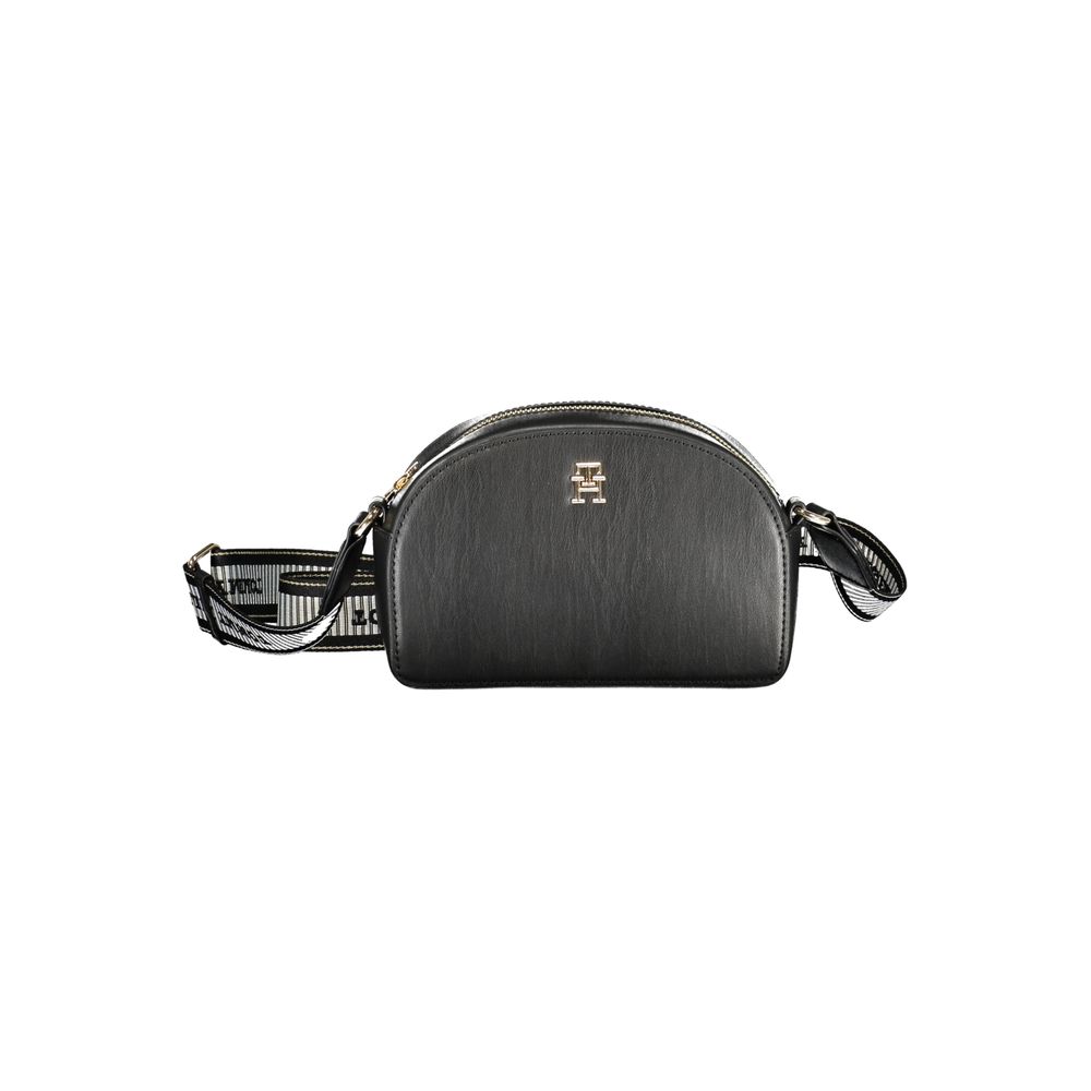 Bolsa Tommy Hilfiger Preta de Polietileno