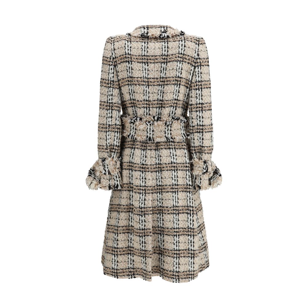Casaco Burberry Check Bouclé