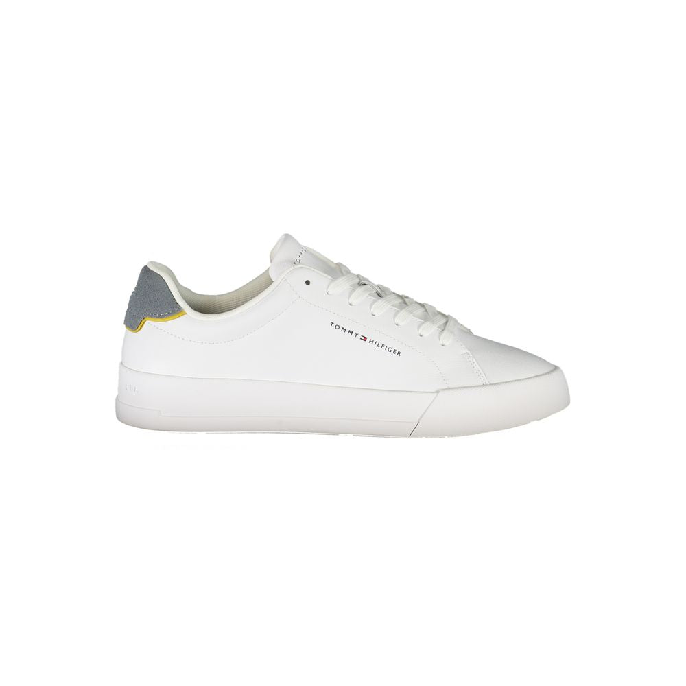 Tênis Tommy Hilfiger Masculino em Couro Branco