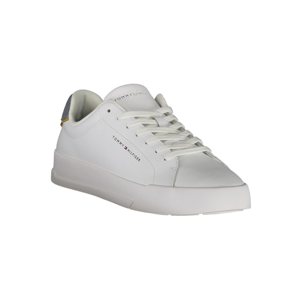 Tênis Tommy Hilfiger Masculino em Couro Branco