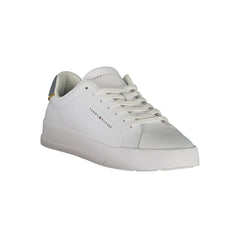 Tênis Tommy Hilfiger Masculino em Couro Branco