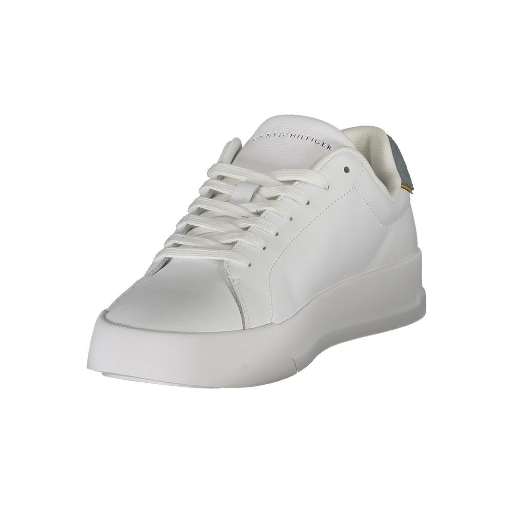 Tênis Tommy Hilfiger Masculino em Couro Branco