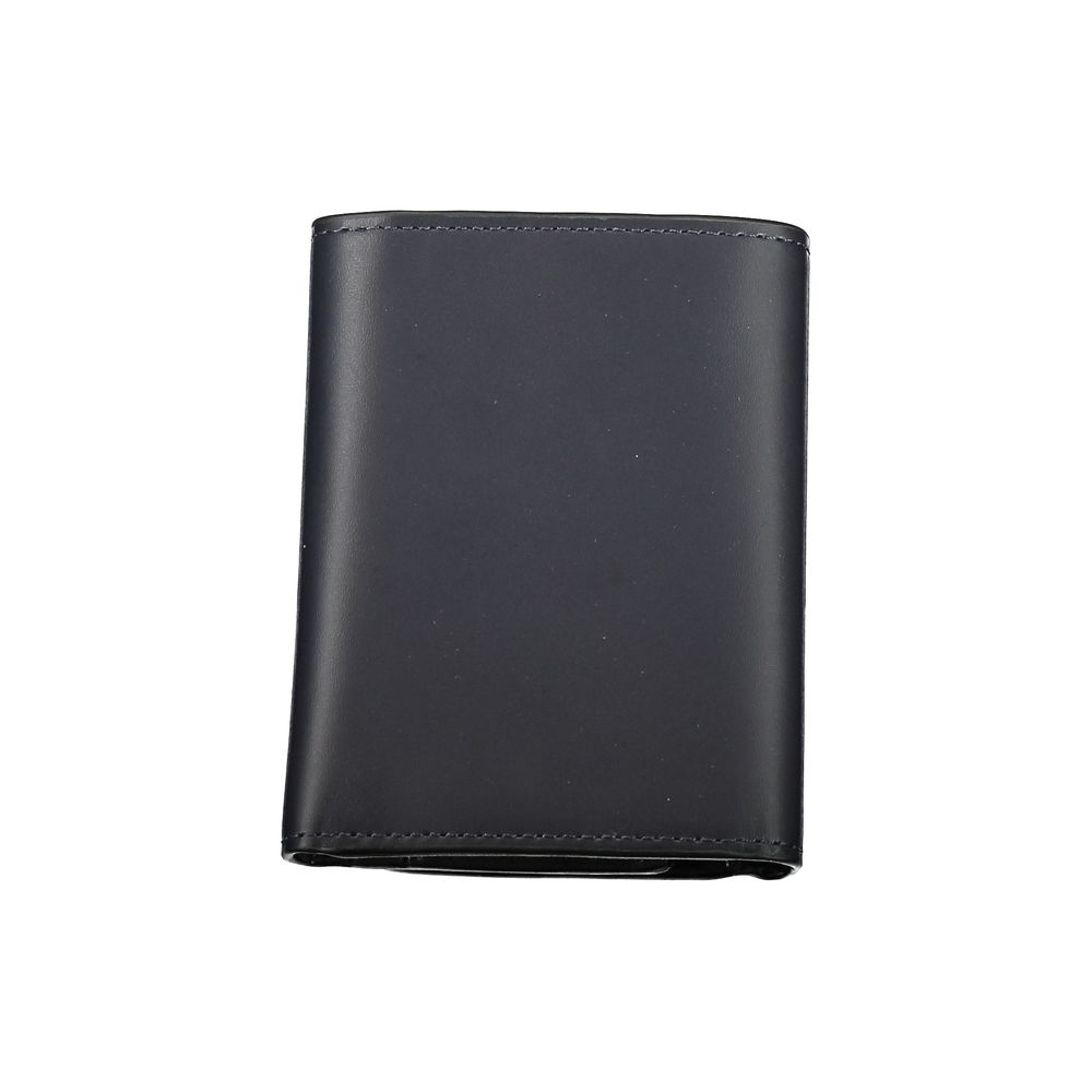 Carteira Tommy Hilfiger Elegante de Couro Azul para Homem