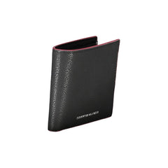 Carteira Tommy Hilfiger Elegante de Couro Preta