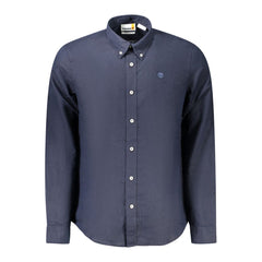 Camisa de algodão azul Timberland