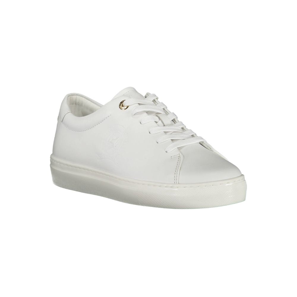 Tênis Tommy Hilfiger Branco de Couro Feminino