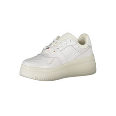 Tênis Tommy Hilfiger Branco de Couro Feminino