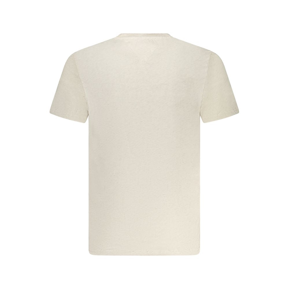 Camiseta Tommy Hilfiger Bege Algodão Masculina