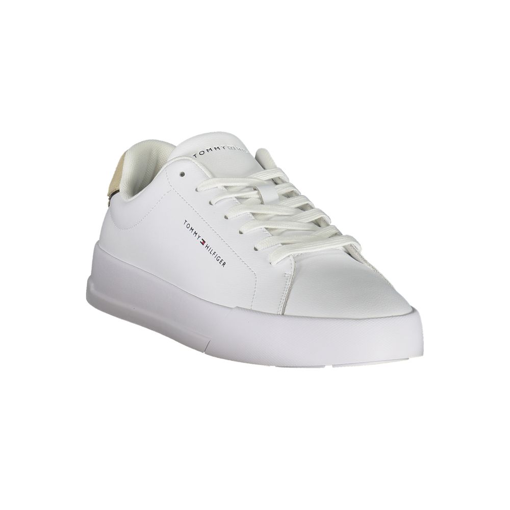 Tênis Tommy Hilfiger Masculino em Couro Branco