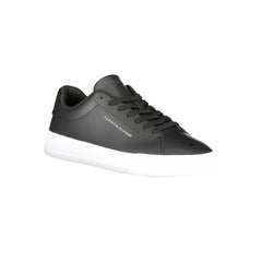 Tênis Tommy Hilfiger Masculino em Couro Preto