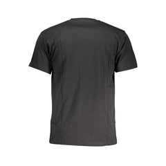 Camiseta masculina preta de algodão da Vans