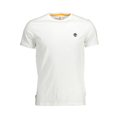 Camiseta Timberland Branca de Algodão Orgânico Masculina