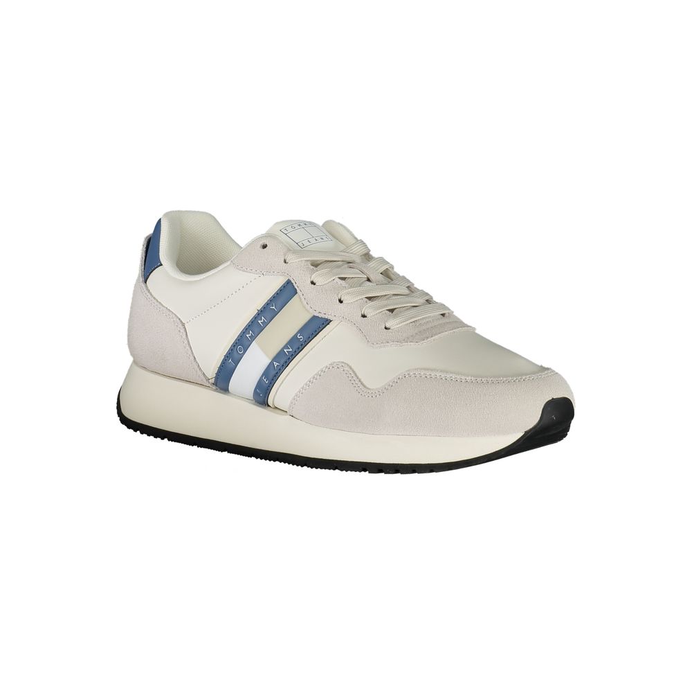 Tênis Tommy Hilfiger Masculino em Couro Branco
