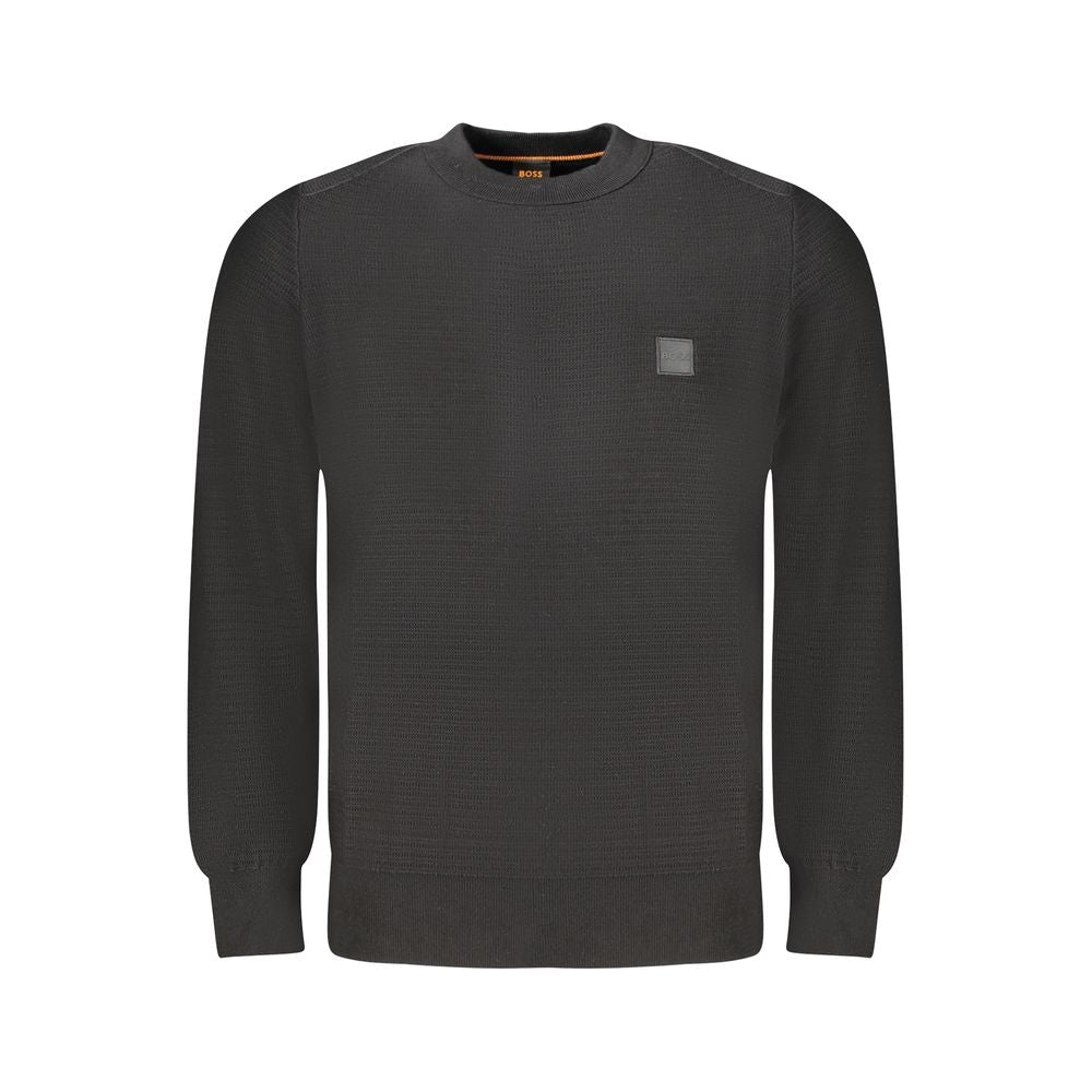 Suéter Hugo Boss Preto de Algodão Masculino