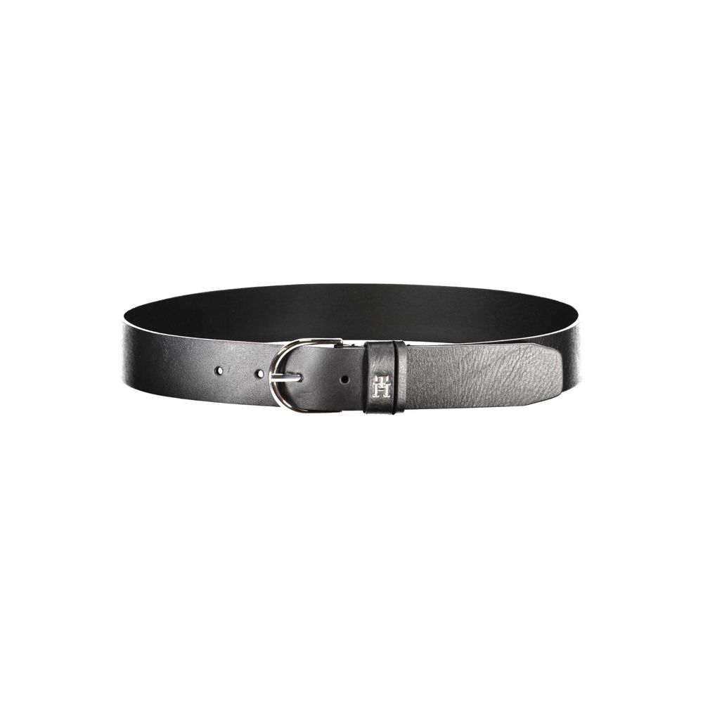 Cinto Tommy Hilfiger Preto de Couro Feminino
