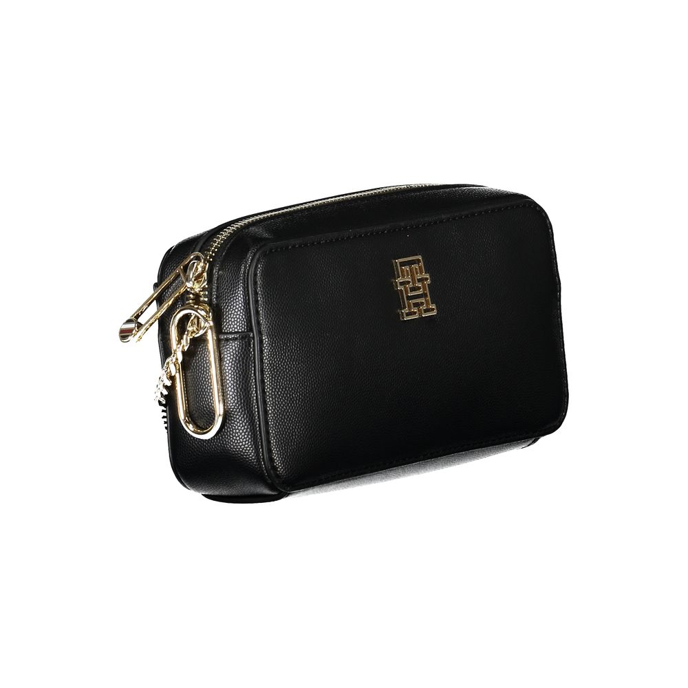 Bolsa Tommy Hilfiger Preta de Polietileno