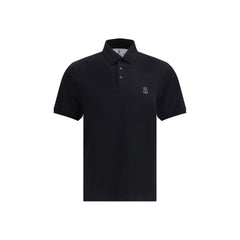 Camisa polo com logotipo Brunello Cucinelli