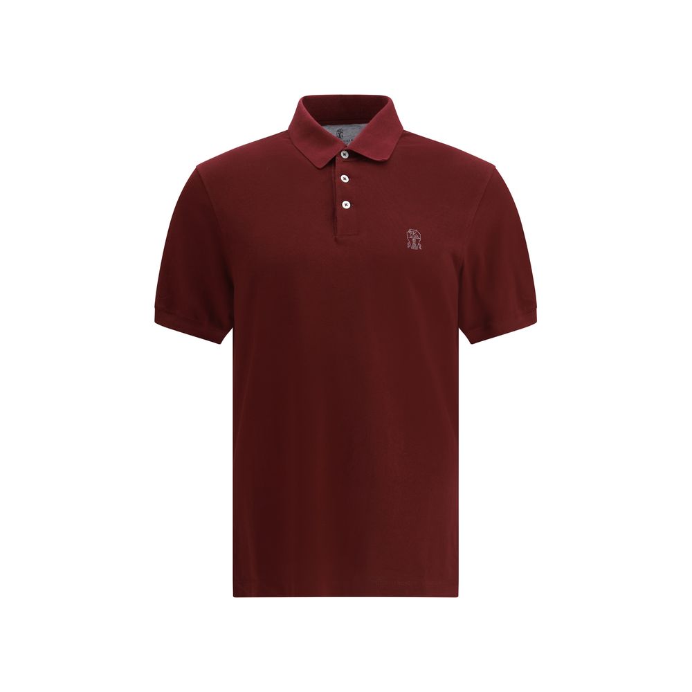 Camisa polo com logotipo Brunello Cucinelli
