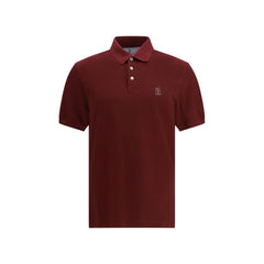 Camisa polo com logotipo Brunello Cucinelli