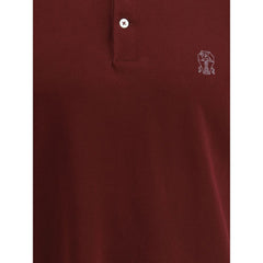Camisa polo com logotipo Brunello Cucinelli