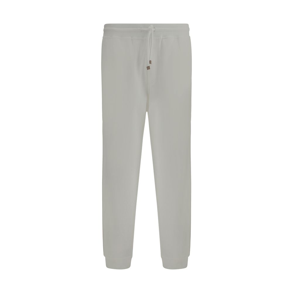 Calça de moletom de algodão Brunello Cucinelli