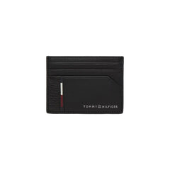 Carteira de couro preta Tommy Hilfiger