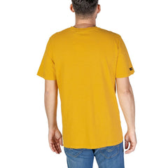 Camiseta de algodão laranja Superdry