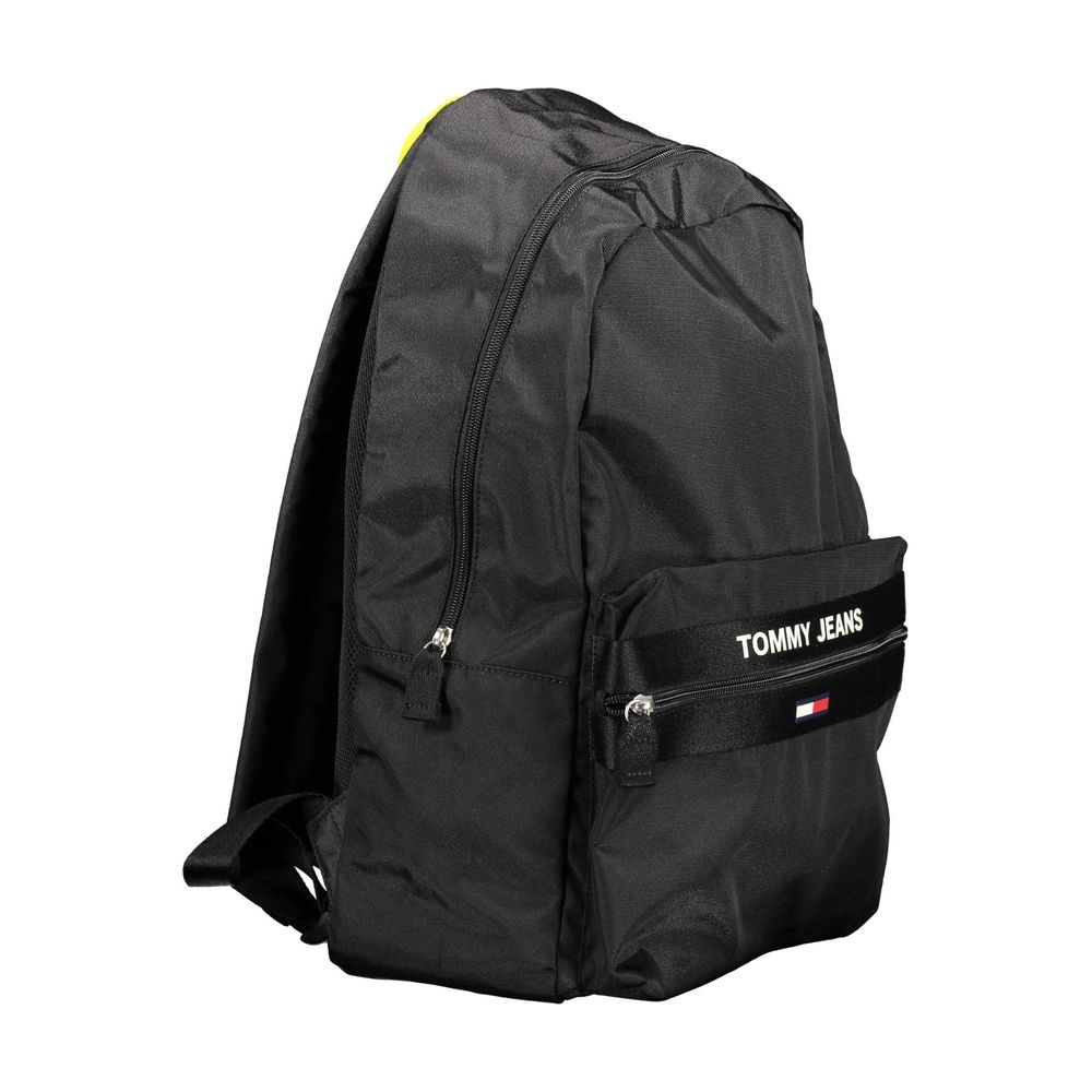 Mochila Tommy Hilfiger de poliéster preta