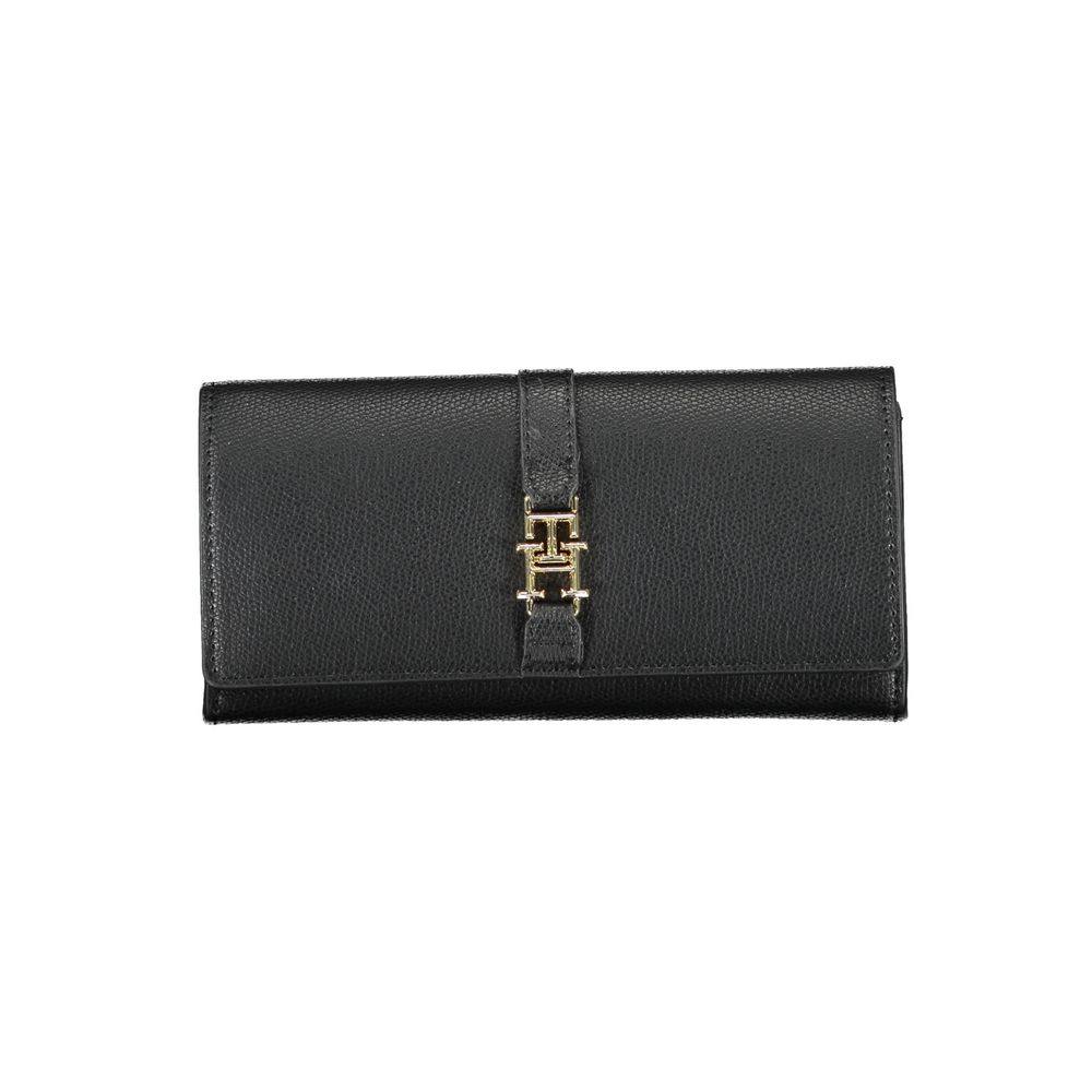 Carteira Tommy Hilfiger Preta de Polietileno