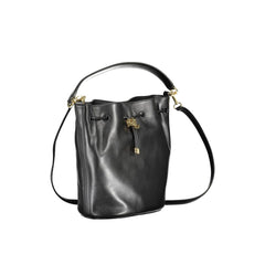 Bolsa de couro preta Ralph Lauren