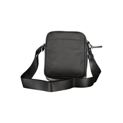 Bolsa de ombro Tommy Hilfiger preta de poliéster