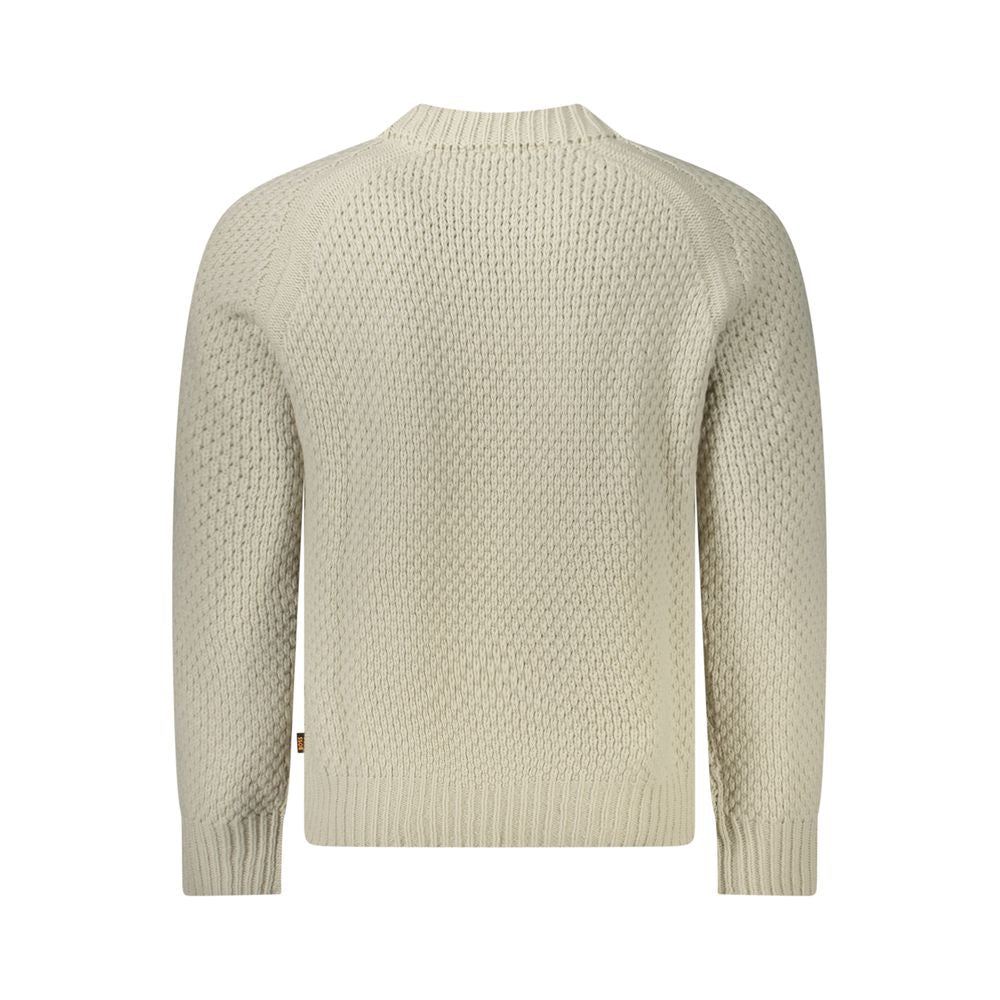 Suéter de lã bege Hugo Boss