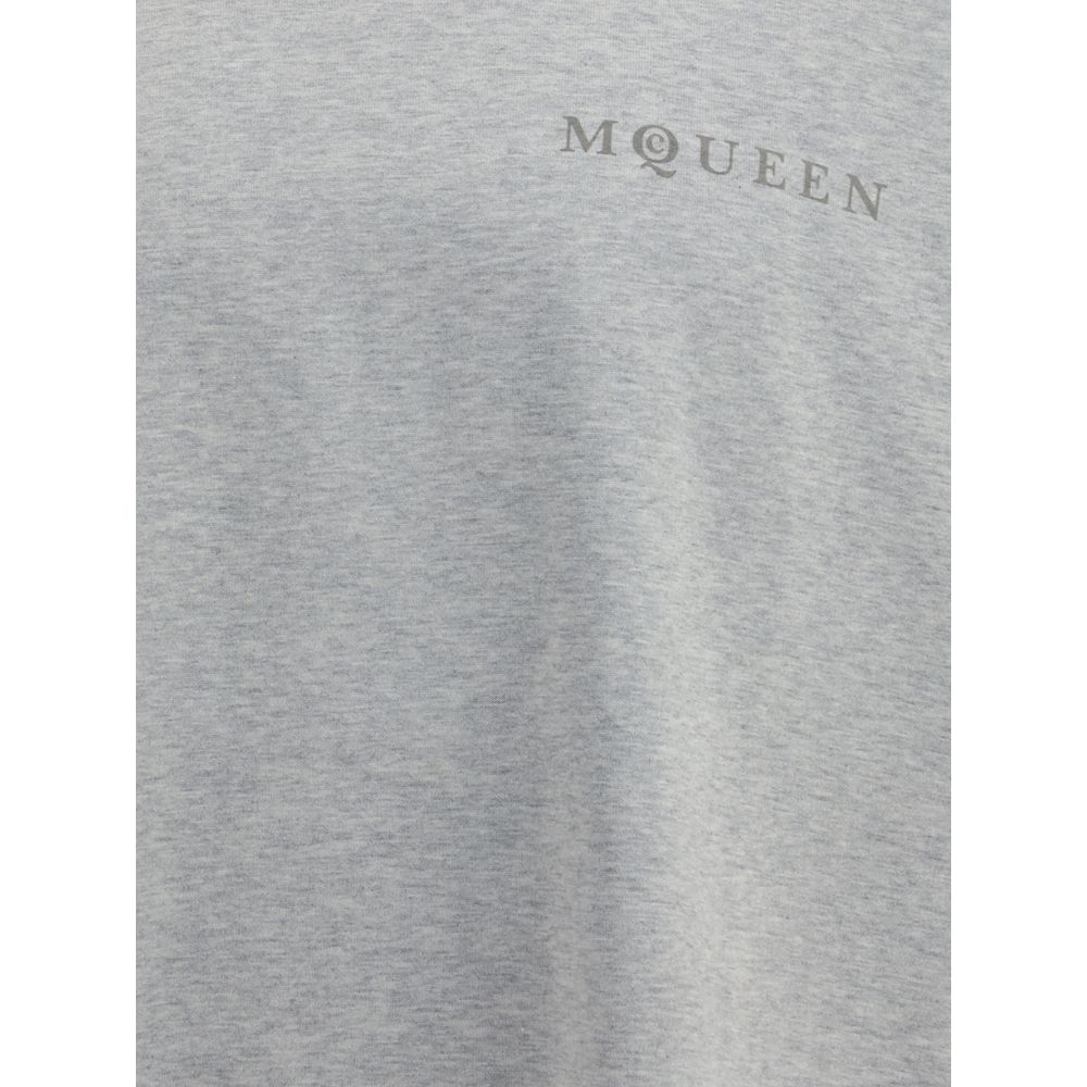 Camiseta com o logotipo Alexander McQueen