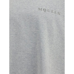 Camiseta com o logotipo Alexander McQueen