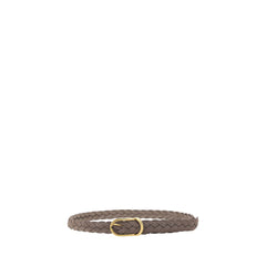 Cinto de couro Brunello Cucinelli com design trançado