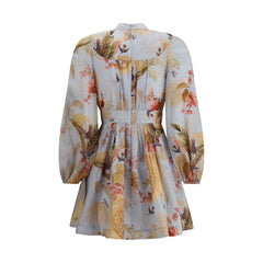 Vestido curto Zimmermann Ascension Plunge