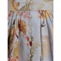 Vestido curto Zimmermann Ascension Plunge