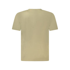 Camiseta masculina de algodão verde Hugo Boss