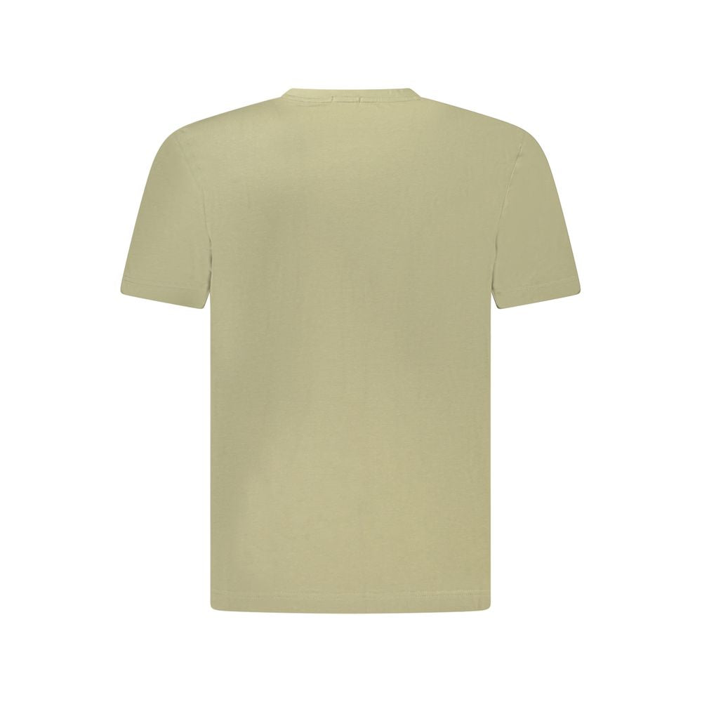 Camiseta masculina Hugo Boss verde de algodão