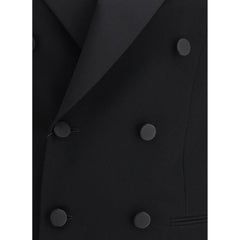 Vestido Blazer Trespassado Saint Laurent