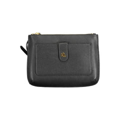 Bolsa de couro preta Ralph Lauren