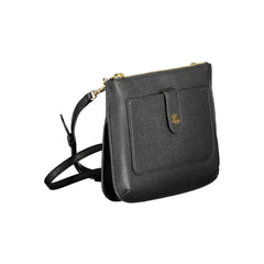 Bolsa de couro preta Ralph Lauren