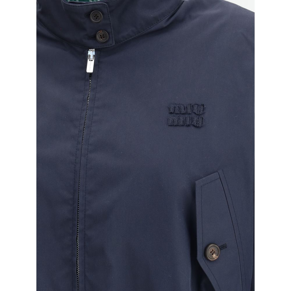 Jaqueta bomber Miu Miu