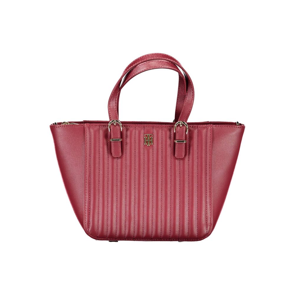 Bolsa Tommy Hilfiger Vermelha de Polietileno
