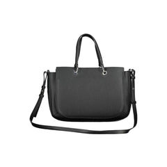 Bolsa Tommy Hilfiger Preta de Polietileno