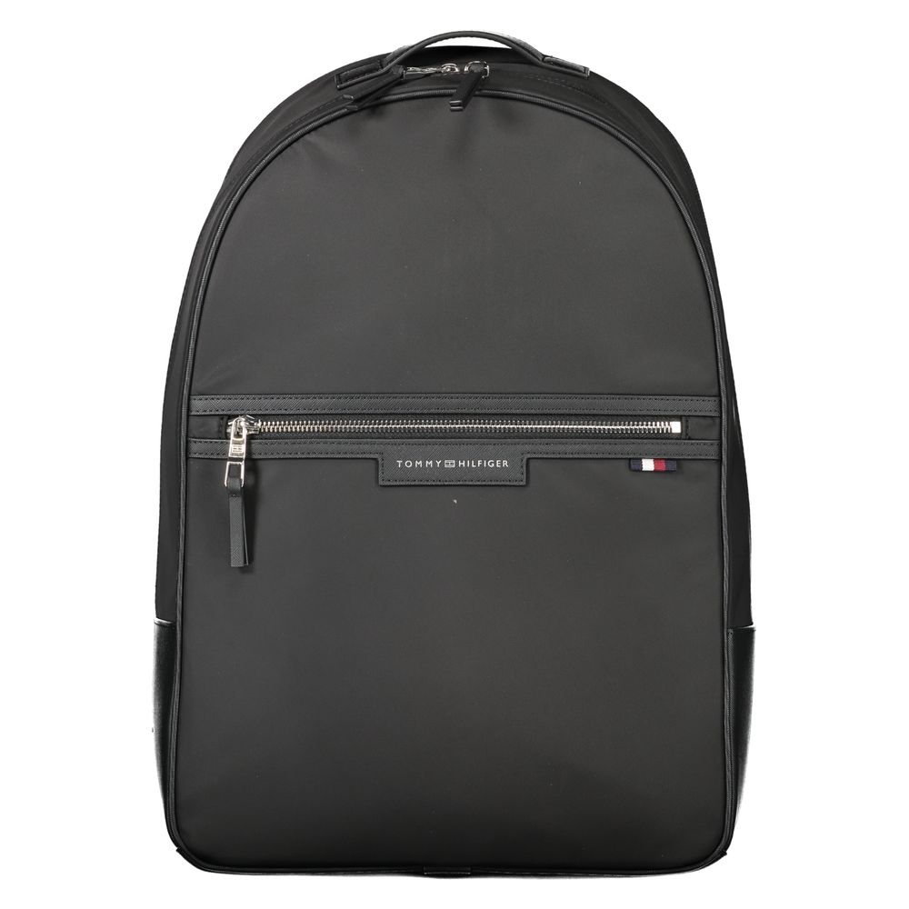 Mochila Tommy Hilfiger de poliéster preta