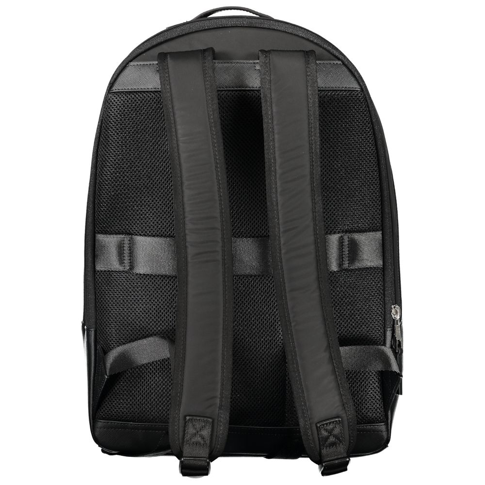 Mochila Tommy Hilfiger de poliéster preta