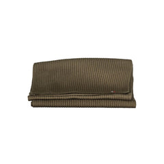 Cachecol de algodão verde Tommy Hilfiger